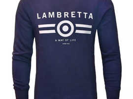Lambretta Crew Neck Sweater ( Large )