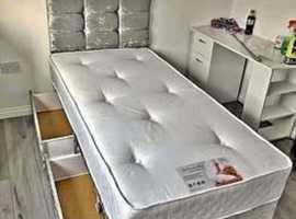 Single Size Divan Bed With Mattress Available