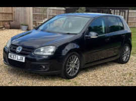 Volkswagen Golf, 2007 (57) Black Hatchback, Manual Diesel, 123,877 miles