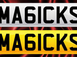 MA61 CKS Magicks Wiccan Witch Cherished Private Number Plate