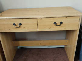 Dressing table/desk with matching bedside table