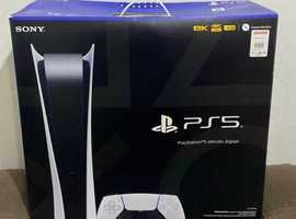 Sony PS5 Digital Edition Console - White with OG box