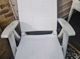 FREE Garden chairs x3 and Recliner chair