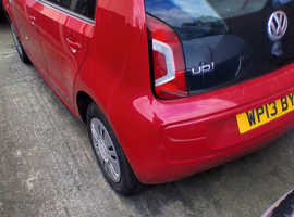Volkswagen Up, 2013 (13) Red Hatchback, Manual Petrol, 93,916 miles