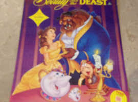Disney beauty & the beast vintage 1990''s large poster 23 1/2 X 33"