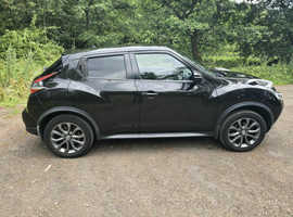 Nissan Juke Tekna 2014 (64) Black Hatchback, Manual Diesel, 107k miles