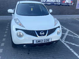 Nissan Juke, 2012 (12) White Hatchback, Manual Diesel, 88,645 miles