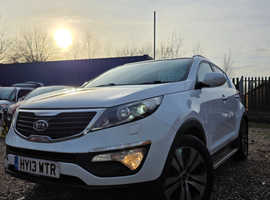 KIA SPORTAGE KX-3 4X4 FULLY LOADED MODEL 2.0 DIESEL 135 BHP YEAR 2013&FULL HISTORY SERVICE!