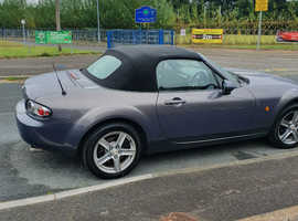 Mazda MX-5, 2006 (06) Grey Convertible, Manual Petrol, 60,550 miles