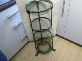 Vintage/retro cast metal veg or fruit stand in good condition