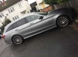 Repair!! Mercedes C CLASS, 2015 (15) Silver Estate, Manual Diesel, 68,239 miles