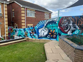 Graffiti murals