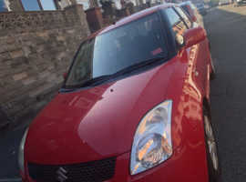 Suzuki Swift, 2008 (58) Red Hatchback, Manual Diesel, 213,300 miles