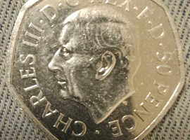 New king Charles 50p coin