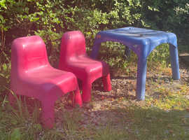 Table and chairs