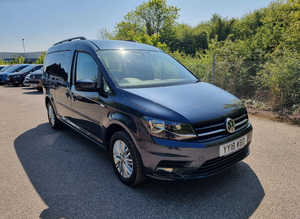 VOLKSWAGEN CADDY Vista 2.0 TDi Maxi (2018/18) 5 plus wheelchair/mobility scooter  19900 miles fold flat ramp