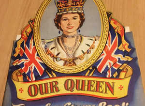 Our Queen Water Transfer Story Book Queen Elizabeth Coronation 1953.