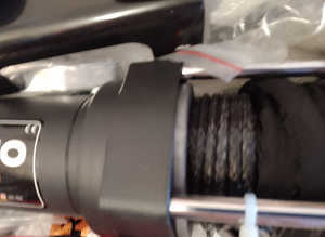 new 3000 lb recovery winch complete with all wiring fixing bolts ready to fit