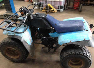 YAMAHA MOTO-4 QUAD 2WD 1988 RUNNING FINE. VERY RARE NOW CLASSIC