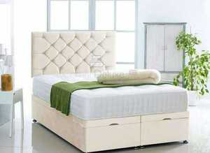 **Upgrade Your Sleep: Single, Double & Queen Size Storage Ottoman Bed with Ultra-Soft Mattress**