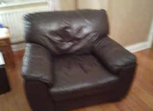 Leather suite