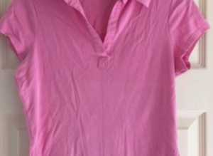 (397) Dorothy Perkins DP pink cotton t-shirt, size 12
