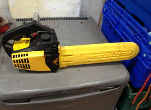 MAC 130 CHAIN SAW IN VGC FREE UK MAINLAND DELIVERY.