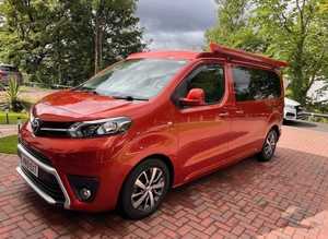 Toyota Proace Matino By Wellhouse 120 ps Auto 2019 "Rare Manual" 20,400 miles many extras red/orange colour.