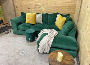 **Milan Bold Brand New Corner Sofa - 2 & 3 Seater Set with Footstool Addition**