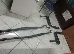 Exhaust system for Lamborghini Espada
