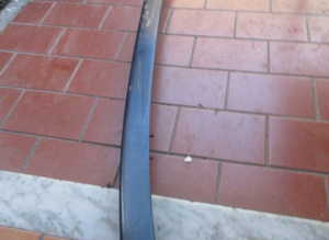 Front central bumper for Ferrari 365 and 400
