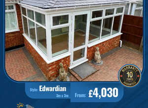 Edwardian 3x3 Solid Conservatory Roof -- Upgrade Your Conservatory From £4,030