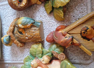 Bossom wall hanging wildlife ornament s good condition £20 the lot