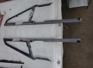 Frames for front deflector glasses Alfa Romeo Giulia Gt