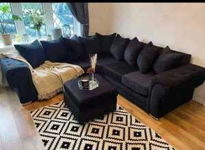 **Ultimate Brand New Corner Sofa - 3 & 2 Seater Set with Footstool Addition**