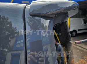 VW Transporter T6 T6.1 Rear Tailgate Spoiler painted and fitted by Van-Tech