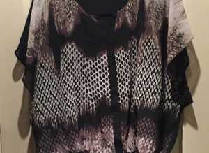 (640) Wallis black blouse, size medium