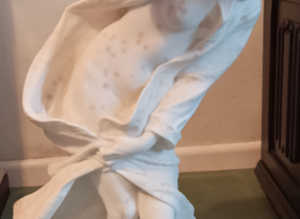 Available WHITE MARBLE ITALIAN LADY STATUE FOR INDOOR/OUTDOORS - St Budeaux Plymouth Area