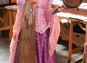 RAPUNZEL TANGLED COSTUME UK SIZE 10