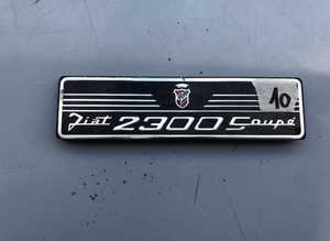 Logo for dashboard Fiat 2300 S Coup