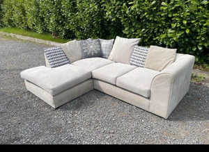 **Milan Bold Brand New Corner Sofa - 2 & 3 Seater Set with Footstool Addition*