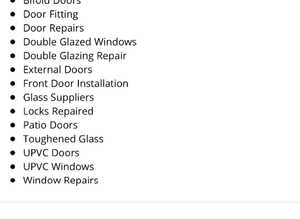Double Glazier Windows and Doors