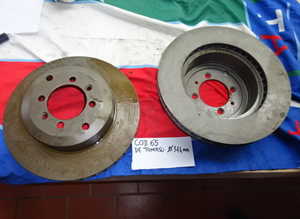 Rear brake discs De Tomaso Pantera