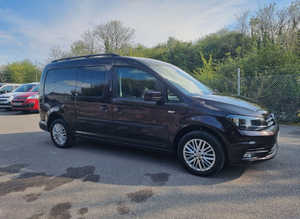 2019/69 automatic VW Caddy Maxi 11000 miles Motability history 5 seats plus wheelchair or scooter, electric tailgate and ramp