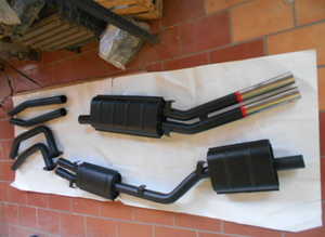 Maserati Mistral exhaust system