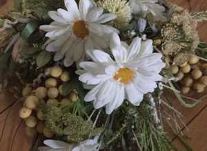 (297) Artificial flower arrangement