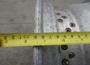 Wheel rim Borrani Record Rw3874 for Ferrari 275 Gts , 330 Gtc and 365 Gtc