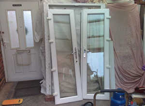 PVC patio doors