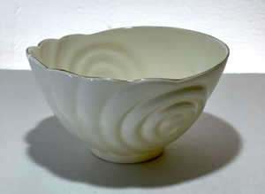 Belleek Bacchus Mask - (Cream White Saucer) Porcelain