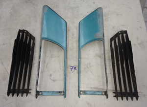 Front fenders side grills Fiat Dino 2000 Coup